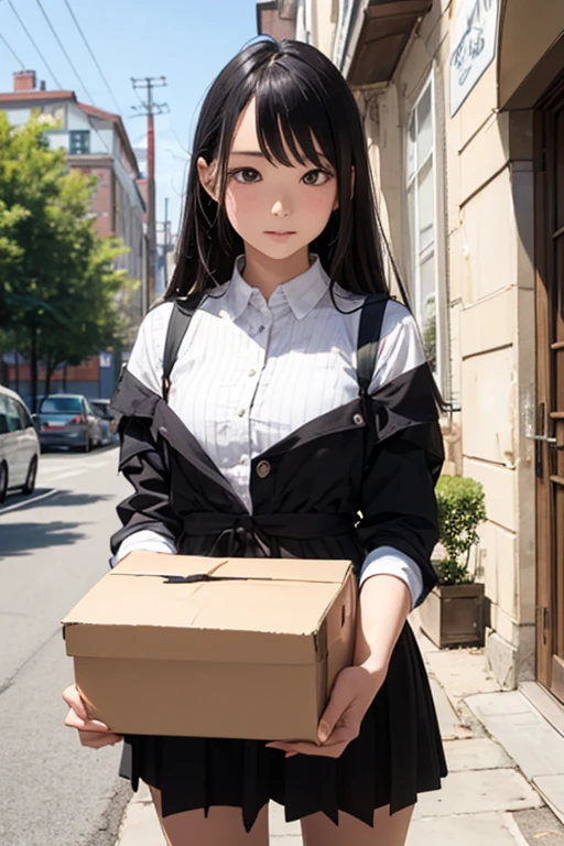 Huge plastic bag、Abandoned doll、Garbage collection point