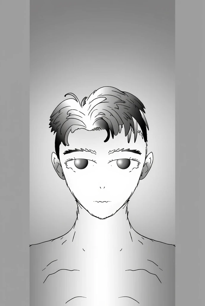 schoolboy，20yr old，The upper part of the body