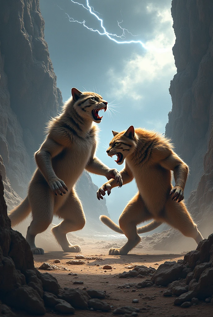 Cheetah and mele angry