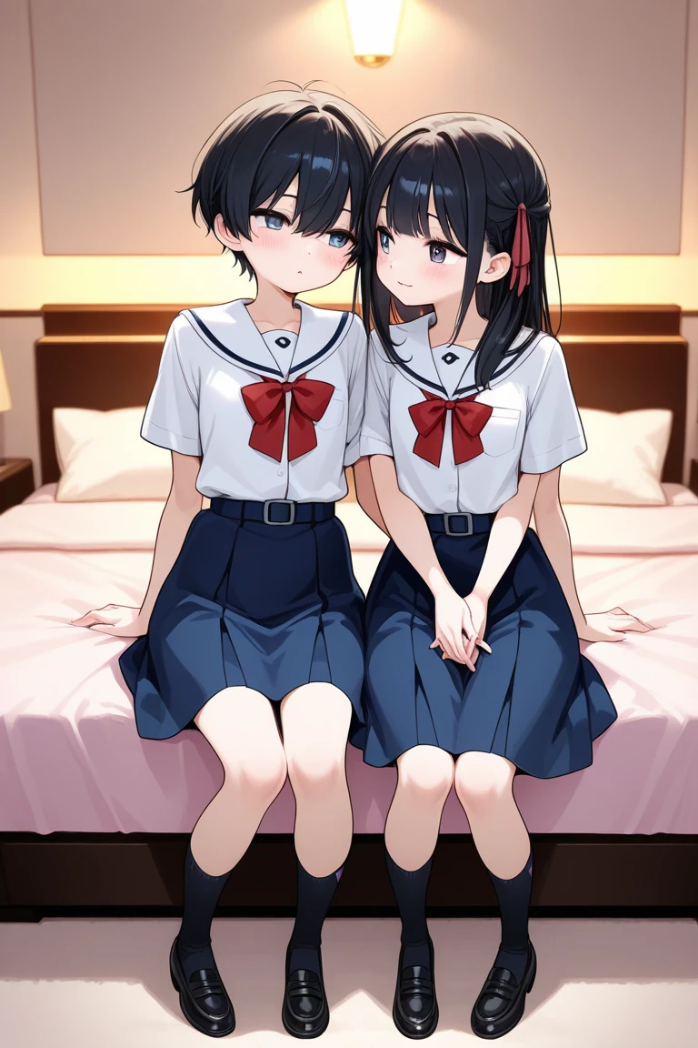 two kindergarten child's, underwear,