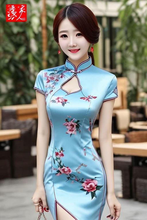 Chinese cheongsam beauty