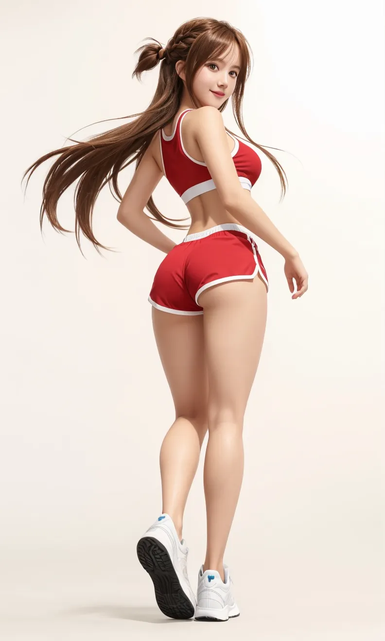 Mai Shiranui, (best quality, ultra-detalhado, Realistic:1.37), rosto delicado, rosto detalhado, corpo perfeito, Textura ultrarrealista, Retrato, vivid colors, soft lighting,