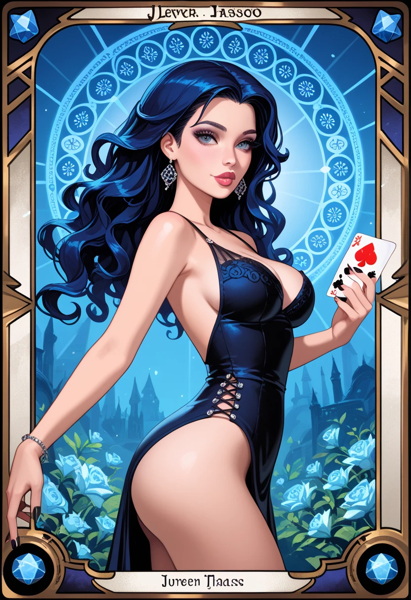 (best quality,masterpiece:1.2),cowboy_shot,a woman,smile,(glamorous:1),muscular,layered_dress,sleeveless_kimono,strapless_dress,china_dress,multicolored_dress,backless_dress,background painted with blue ink,watercolor_(medium),darkslateblue,blueviolet,aquamarine,royalblue,abstract_background,