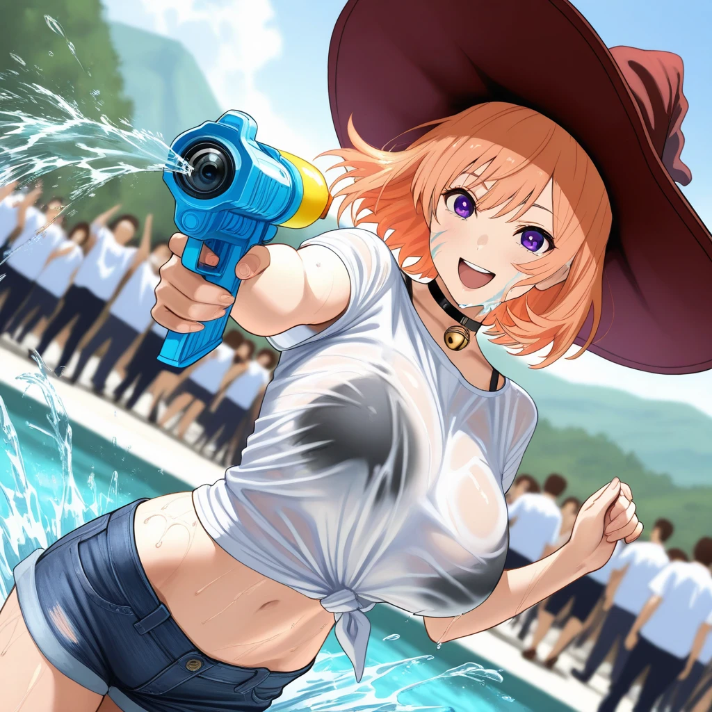 (slingshot bikini:1.2),
Blonde, (short hair:1.2),Illustration of a person、
View your viewers,, (Highest quality:1.3),One Girl, beach、Outdoor、 ground、ground、soil、blue eyeicro Bikini、(masterpiece、Highest quality)、Highest quality, Ultra-high resolution, (((masterpiece))), alone, Large breasts、One Girl, Front view、Embarrassed face、Bronze colored hair、((short hair))、Stand up straight、Cowboy Shot
