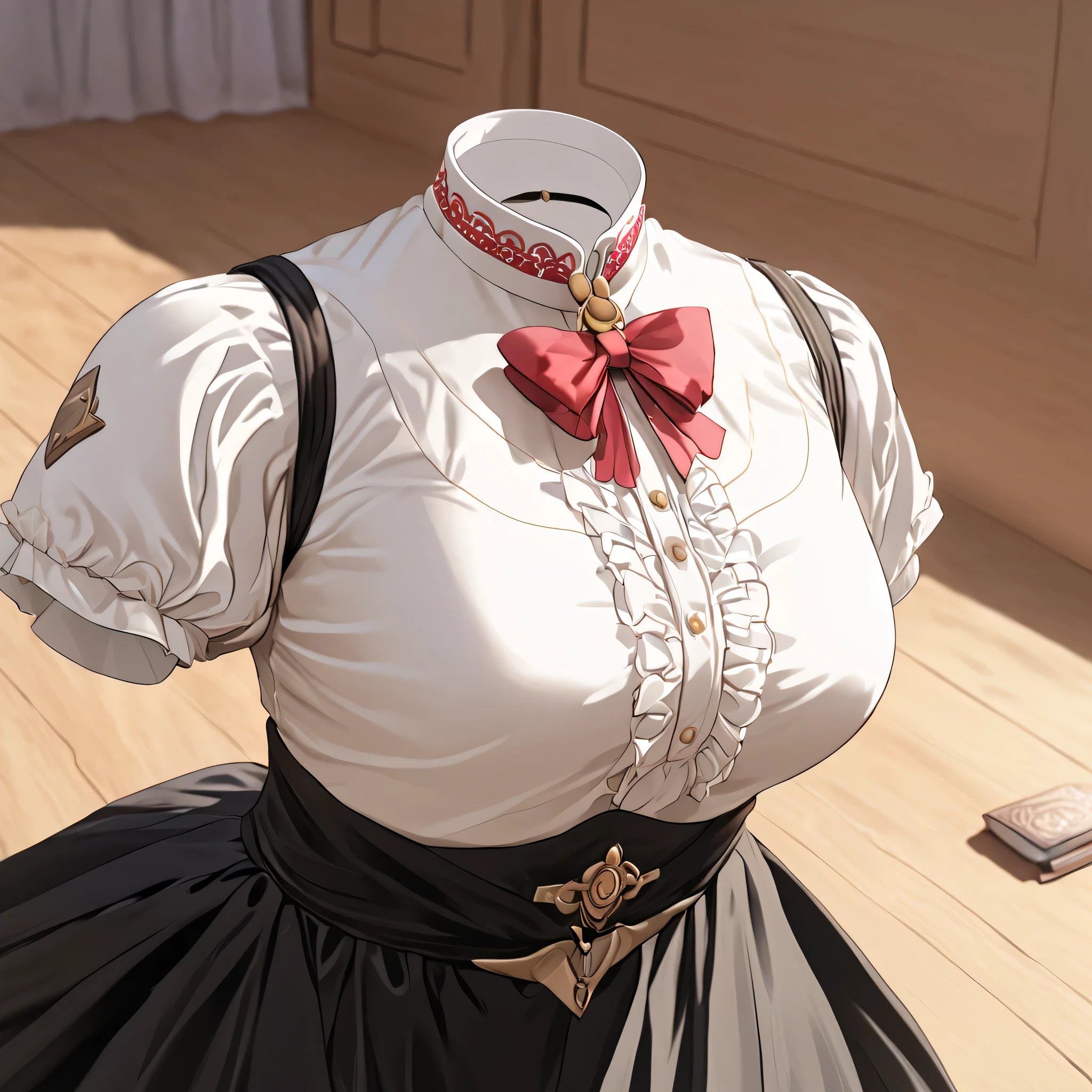 girl, White blouse, mini skirt, Black Pantyhose, white overcoat, Are standing, Glamorous clothing, Complex clothing,, A familiar face, Brown and gold tones, Day、Braided Hair、I-cup breasts、Protruding chest、Protruding buttocks、Red color hair、Short Hair
