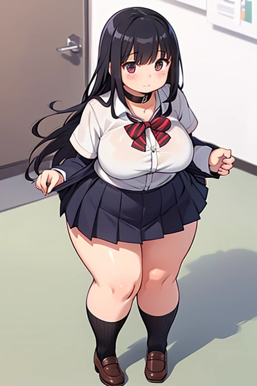 Three year old girl, thick fat tight thighs, Wide hips, very small height, spreading her legs to show her vagina at school.