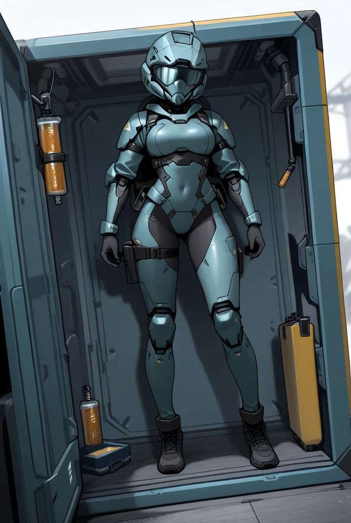 (((masterpiece,highest quality,In 8K,super detailed,High resolution,anime style,Absolutely))),A female Zeon pilot stands.,(solo:1.5),(Angelina jolie:1.5),(((The background is the interior of a dark space battleship.:1.5))),((blur background:1.5)),(He is wearing a Zeon military pilot suit.:1.5),((Wearing a Zeon military helmet:1.5)),(Beautiful woman:1.5),(Detailed facial depiction:1.5),(wallpaper:1.5),(whole body:1.5),(((overlooking:1.5)))