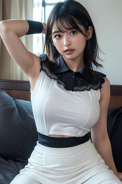 gigantic droopy tits under silk shiny shirt, 8k, best quality, ultra details