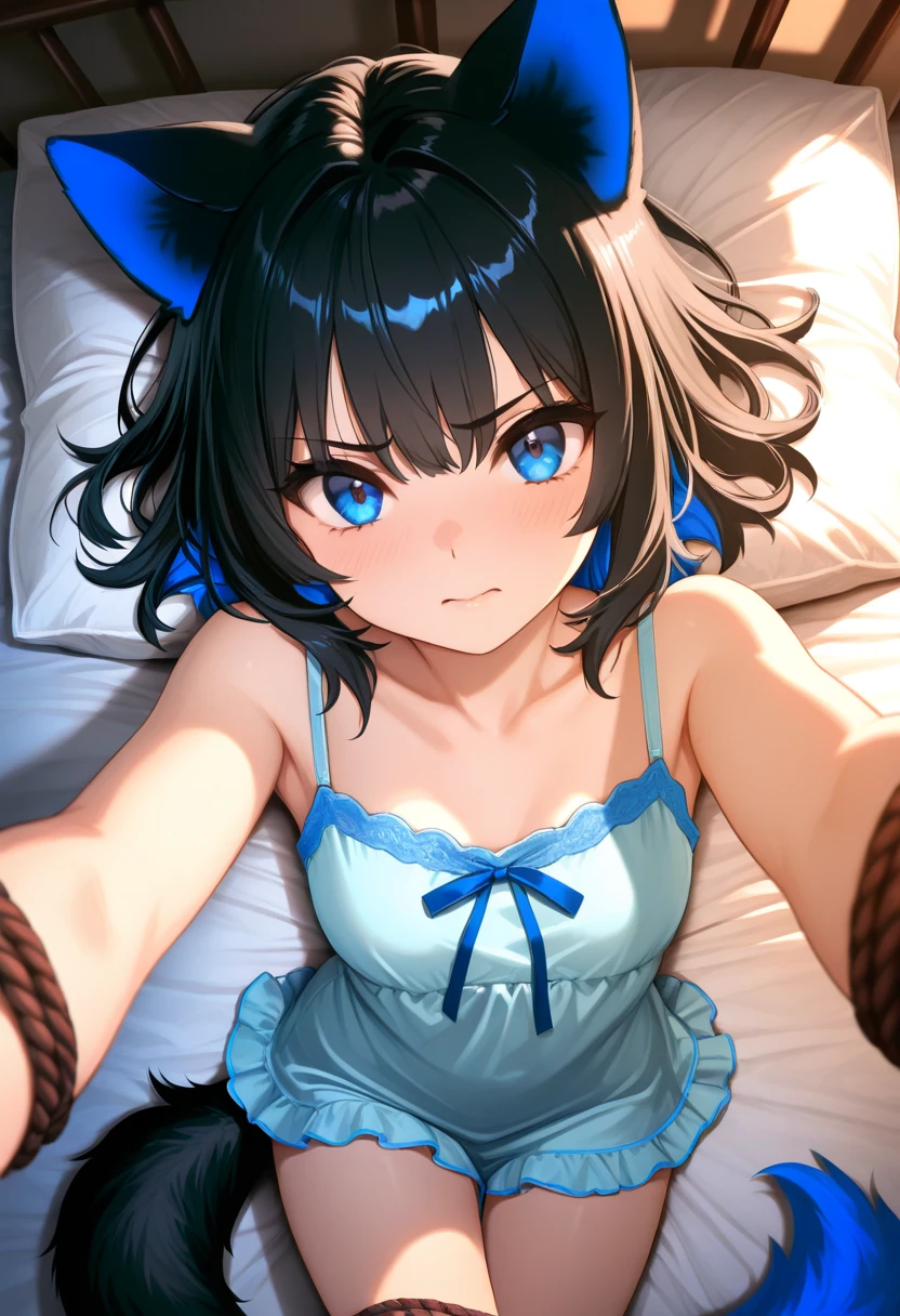 master piece,best quality,ultra detailed,8k,
ambient light,realistic skin,glossy skin,cute,
(sailor_saturn)、lie on bed、
(dynamic pose:1.3)、(the body is very wet:1.5)、Glossy lips、Slightly emphasize the lower lip、blush、smile、emphasizing the cleavage、
Fantastic night sky、Saturn、Aurora、horizon、Open-air bath、Japanese Inn Futon