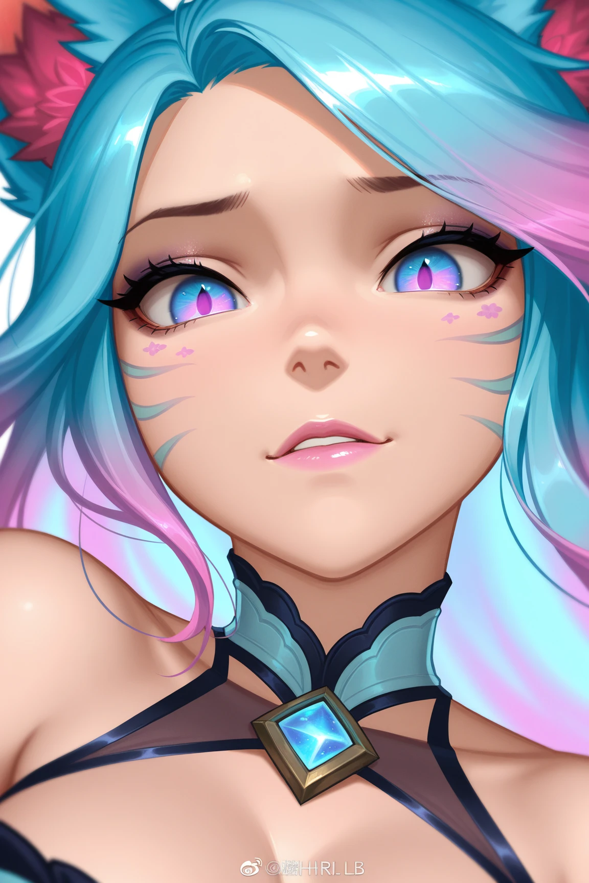 8K,high quality,anime,married woman,beautiful,beautiful,bright,eye highlights,purple eyes,sexy,super big tits,oversized boobs,dark blue nipples,erotic,beautiful line drawing. Blue skin, blue and orange gradient fins, nude, nothing on, nothing on, nothing on, nothing on, nude,barechested、fullnude、