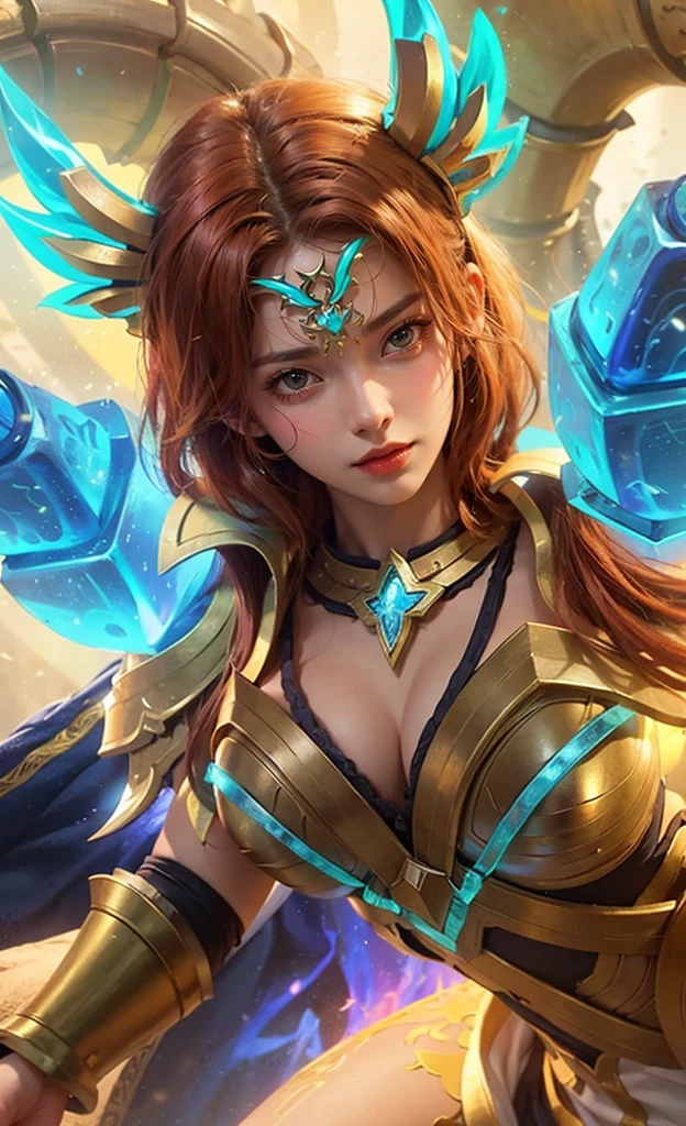 close up of a girl or woman (K-Pop idol), detailed hair , big booobs ,  shadowbringers cinematic, 4 k detail fantasy, a beautiful fantasy empress, game cg, xianxia fantasy, xianxia hero, 2. 5 d cgi anime fantasy artwork, cinematic goddess close shot, ruan jia and artgerm, wow 4 k detail fantasy, hyper-detailed fantasy character, high definition, hyper- detailed,perfect, fantastic, detailed facial and body skin texture, detail vagina (pussy), detail eyes, detailed everything, hyper ultra realistic.