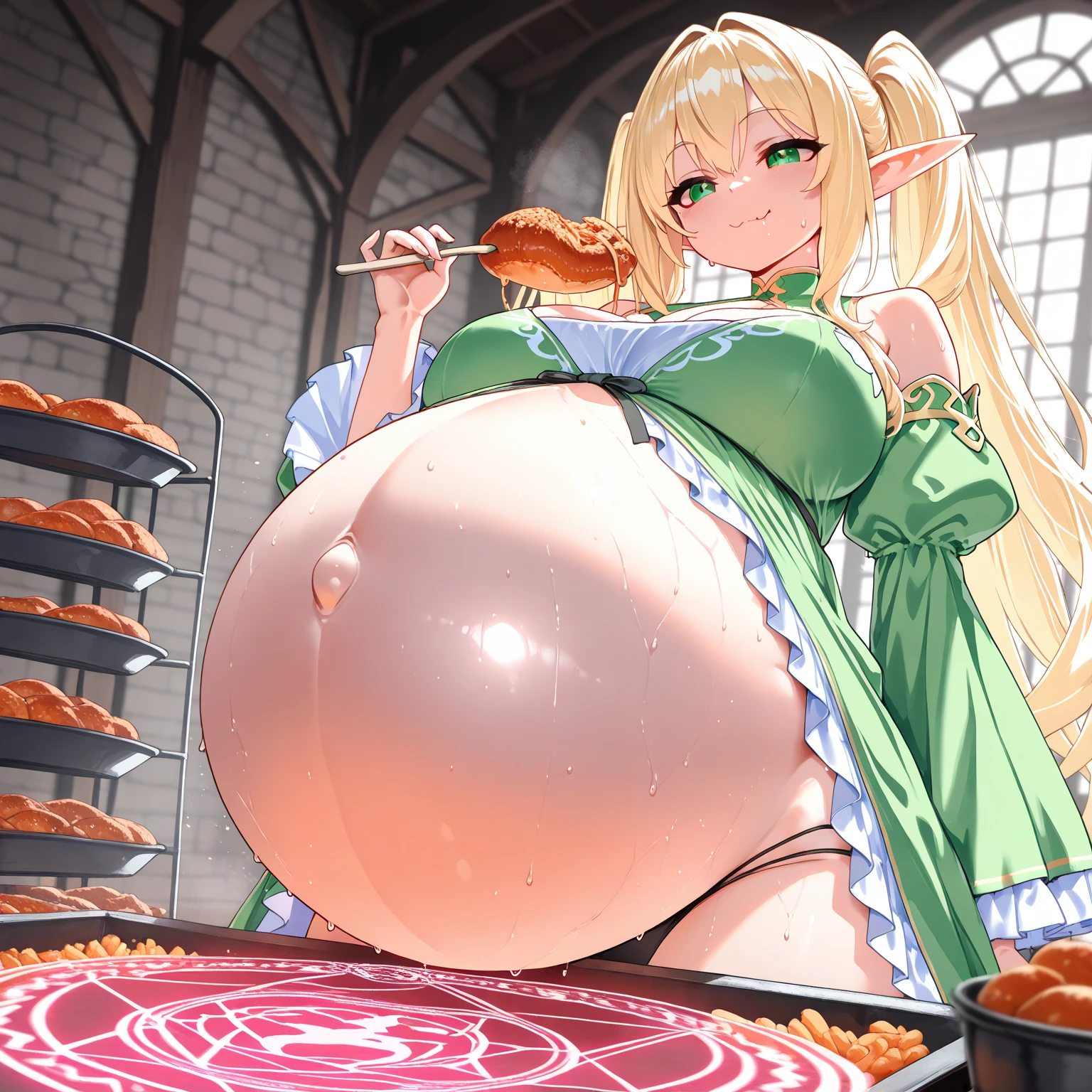 1 girl, Kale, big breasts, standing 