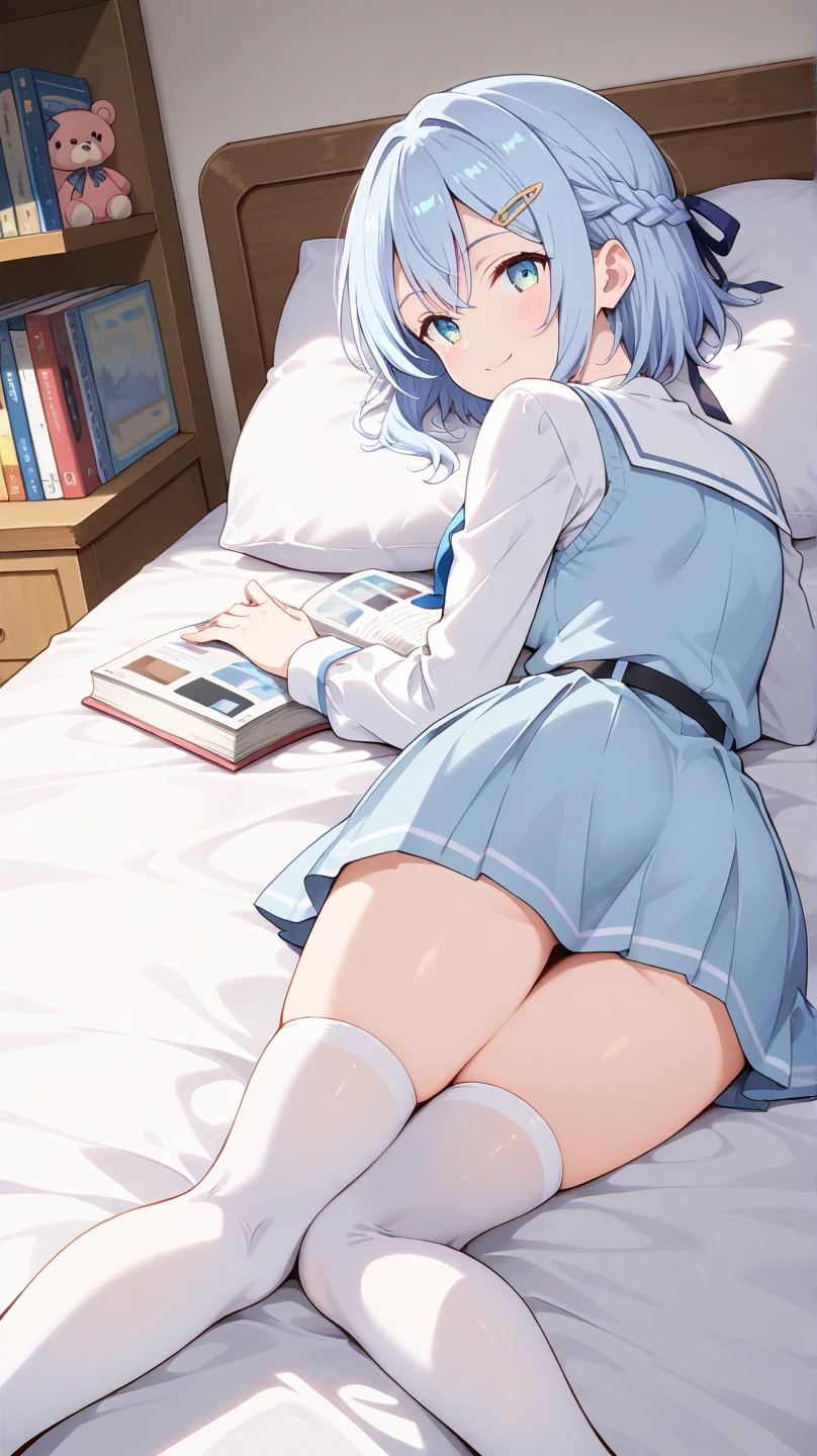 (8k, 最high quality)、Ultra-high resolution、adorable、最high quality, beautiful, Absurd beauty,Ultra-high resolution、girl、Small breasts、uniform、Me in a knitted cardigan、Looks about 15 years old、 (cryin) ,Cute Characters, Most detailed, high quality、(missionary, 1boy, lying, vaginal, ass pov, sex, nsfw)、nose blush、steam、Oblique angle、Shiny Hair、Very fine and beautiful bright eyes、be scared、Very detailed, clear and beautiful face, Being stripped of clothes、No clothes、Slender body、Awards, Anatomically correct、((Scared))