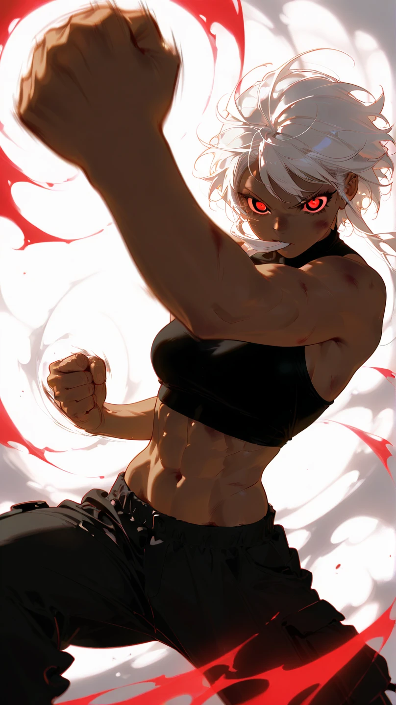 ((best quality)), ((masutepiece)), ((detalhes altamente intrincados)),Beautiful, alta qualidade, alta resolução, Absurdo, light difussion, detalhes intrincados, detalhe intrincado, ((anime)), (anime:1.2) , (rosto perfeito:1.3), olho extremamente detalhado, Colouring, Detalhes mais altos, cores vibrantes, Alto contraste, (8k UHD:1.2), (fotorrealista:1.2),(masutepiece:1.4), (best quality:1.4), Realistic,mediuml breasts.
Immerse yourself in the awe-inspiring presence of a girl with an extraordinary muscular physique in the gym. With her colossal strength and chiseled body, she confidently flexes her muscles, radiating power and determination. Her physique is truly remarkable, featuring bulging muscles that ripple with power. Her arms are adorned with immense biceps and sculpted triceps, Each muscle fiber is defined、Intencional. Her chiselled abs are、Proudly shows dedication to physical strength, a testament to the hours spent honing her body to perfection. Vestida com trajes de treino que acentuam sua forma muscular, she emanates an air of confidence and dominance. Contas de suor caem em cascata por sua pele cintilante, evidence of the intense physical exertion she undertakes. The gym serves as her domain, Levando o corpo ao limite、A sacred space that transcends the limits of what seems possible.
short hair, Colouring de cabelo bonita, Corou ,18+ rosto,rosto, ,boca molhada,Arte NSFW, curva corporal, corpo sexy completo, armadura branca, ((corpo inteiro)), corpo inteiro, random position, random pose position, random position, camisa de beleza, (a parte superior do corpo_Corpo),(Big_Corpo:1.5),10 Pack Abs,10 Pack Abs,10 Pack Abs,10 Pack Abs,10 Pack Abs,10 Pack Abs,10 Pack Abs,10 Pack Abs,10 Pack Abs,10 Pack Abs,10 Pack Abs,figura tonificada,big muscle,Girls Bodybuilding,Women's Bodybuilding, Her chiselled abs are、Proudly shows dedication to physical strength, Her chiselled abs are、Orgulhosamente mostra dedic