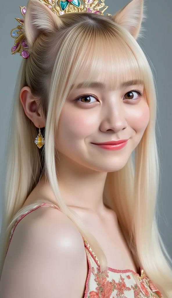 masuter piece, best qualtiy, (realisitic, Photorealsitic:1.37), ((独奏)), 8K image quality, Extremely delicate and beautiful, splendid, Official art with attention to detail, Ridiculous, Unbelievably ridiculous, huge filesize, ultra-detailliert, ighly detailed, (Cute little girl s), (detailed girl), extremely detailed eye and face, Beautiful detailed eyes, Light makeup, (Slender and perfect female figure), Slim waist, (Nordic beauty), Blonde hair, ((Twin-tailed)),((fullllbody)), ((Put the head in the frame)), ((Cute clothes, random)), An amusement park, ((Open your mouth and squint your eyes and smile)),