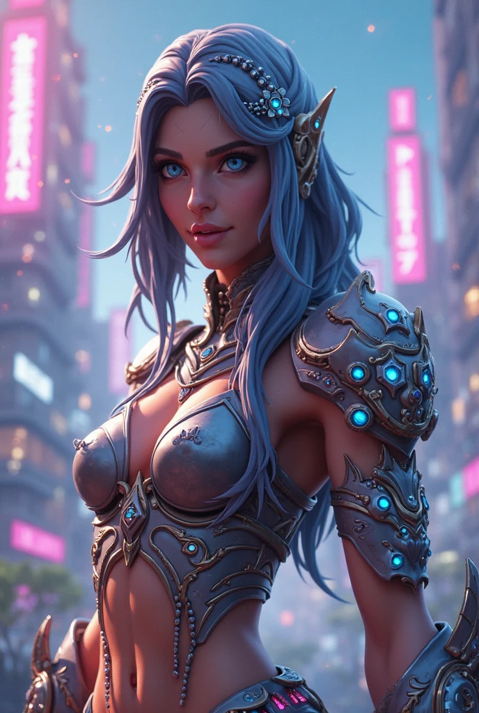 Ultra-detailed complex 3D rendering of the face, (masterpiece, top quality, octane rendering,), glamour shots full body image, very beautiful young elves, cleavage, (highly detailed skin: 1.2), (exposure: 1.1), ((blue micro bikini: 1.95)))). , 8k, (((very soft breasts)), (((conspicuous large pink areola)), beautiful Caucasian woman with white skin with full soft breasts with big buttocks, one, long braided hair, big breasts, dynamic angles, (((huge breasts: 2.4)), ultra-realistic photos, ((((((silver hair)))), futuristic urban background, facial muscles, (((((detailed and glamorous silver crown)))), In the style of Marvel Comics, ArtStation Trends, Clear Focus, Intricate Details, Very Detailed, Detailed Green Eyes, Sharp Focus, Digital Rendering, Professional, Abs, Lip Gloss, Glossy Skin, Sexy Pose, Golden Tattoo All Over Body, Silver Pattern All Over Body, Silver Lame Skin, Gold Glitter Skin, Mansuji, Buttocks, Jeweled All Over the Body, with silver scales, silver hair,