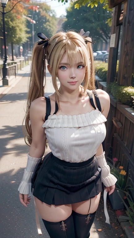 realistic、masterpiece、1 girl、23 years old、beautiful face、embarrassing、Low - Angle、(Landscape、Standing、raise one leg on the step、(panty shot)、musicians、Gray knitted dress、Skirt rolled up、(Playing the electric bass、on stage))、(blonde hair ponytail、wavy hair)、beautiful thighs、beautiful butt、