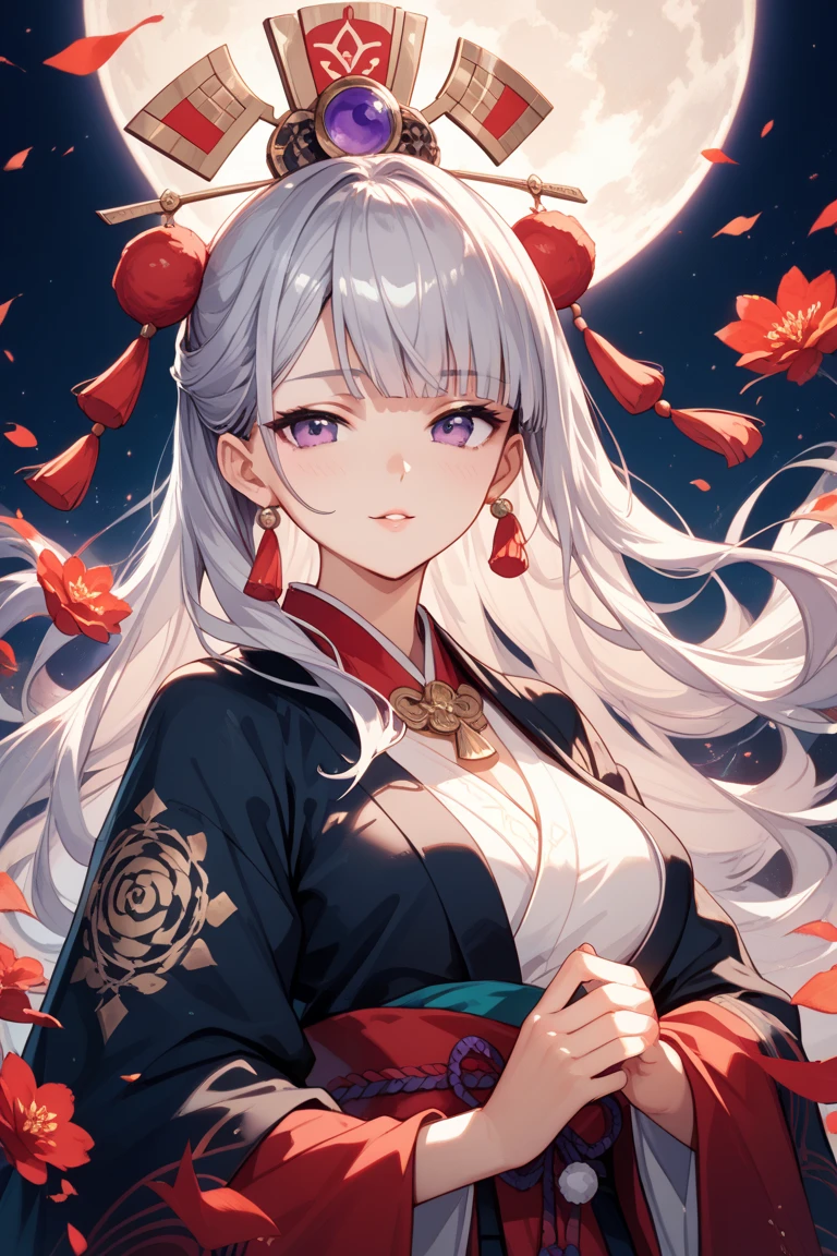 (masterpiece:1.2, best quality), (Exquisite eyes: 1.2), ((1 Girl)), ((Solitary)), (Red Eyes:1.4), (Exquisite eyes and exquisite face:1.3), ( Beautiful clear background: 1.2), (Extremely detailed CG, Very detailed, Best shadow: 1.1), ((Depth of Field)), ((watercolor)), (them: 1.5), (kimono: 1.3), Big  , Bare shoulders, flowers and petals, Beautiful concept art, (White background: 0.5), (illustration: 1.1), (Extremely subtle: 1.1), (Perfect details: 1.1), contour, Cowboy shooting,