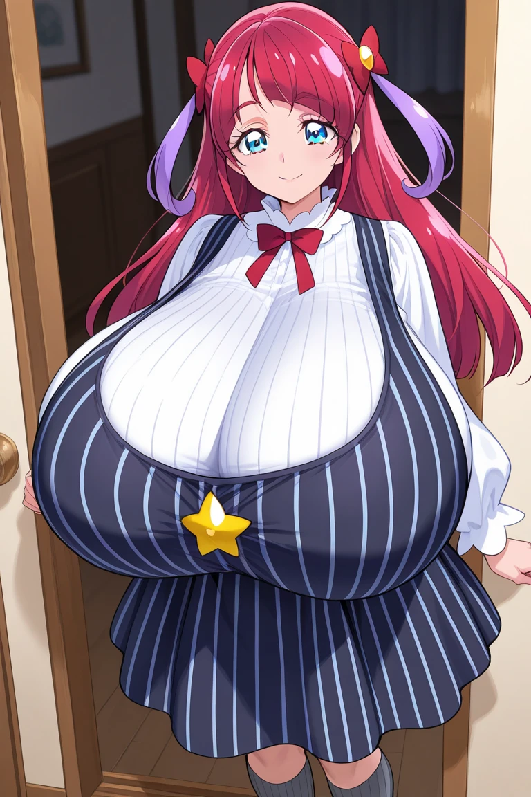 An anime-style artwork depicting Mizuki_Shiranui from the game Honkai star rail.

Tags: Mizuki_Shiranui, anime, detailed eyes, detailed lips, crop top, turtleneck, pencil skirt, smiling expression, intense gaze, dynamic pose, indoor, palace, vibrant colors, digital art, high-resolution, professional quality, gigantic breasts, (underboob : 1.4), curvy, cowboy shot, (gigantic breasts: 1.4),