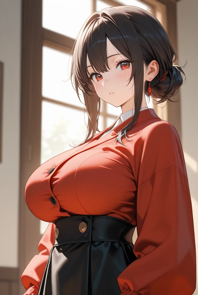 (((she puts her big breasts against the man's body)))、1 Japanese girl、The whole body is shown、(((big red ribbon))),(((Her whole body is completely naked and tied with a red ribbon..))),(white skin),(highest quality), very delicate and beautiful, very detailed, 8k wallpaper, wonderful, finely, very detailedCGの統一性, High resolution, soft light, Beautiful detailed 19 year old, very detailed目と顔, beautifully detailed nose, finely beautiful eyes,short hair,cinematic lighting,room、window glass、perfect anatomy,very big breasts、heavy chest,(J cup),slender body,Sad face、(hair is dirty, asymmetrical bangs, light brown hair,), (shedding tears),(((expose big breasts)))、(((expose the nipples)))、(((Her whole body is completely naked and tied with a red ribbon..))),(((expose big breasts)))、(((expose the nipples)))、(((she puts her big breasts against the man's body)))、