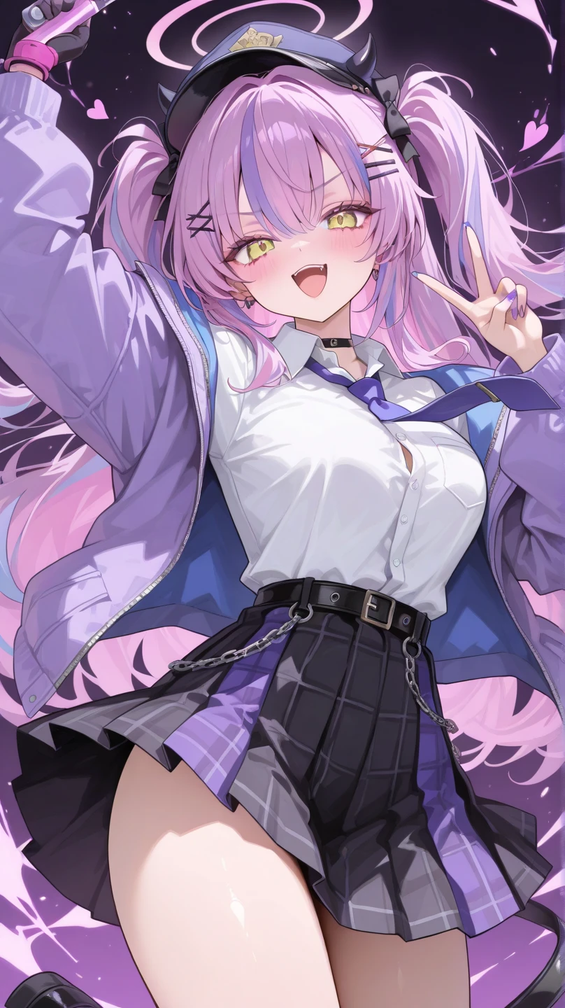 Pink Panties,Big breasts with legs spread,High Resolution 1girl Ahoge Bobby_pin bow bowtie braid brOwn_目s collared_shirt dojikko_Temporarily stop_shirt frilled_shirt_Color Free Joint_skirt frills hair_bow hair_ornament hairpin hand_in addition_Own_head, heart, heart_hair_Decorative hood_jacket jacket lin additiong_Pentagon Pink_hair plaid plaid_Ribbon Check_Pleated skirt_skirt shirt shoelaces shoes simple_background sitting skirt solo star_(symbol) twin_Braided Warisa White_Background bus stop_Knee socks, whole body