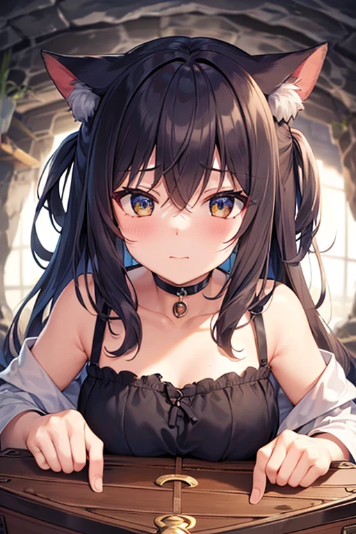 (masterpiece), best quality, expressive eyes, perfect face, perfect hands, blushing, lion queen, hair fringe, hair clips, large teardrop , sexy dress, cleavage, v-neck, fabric lace, fishnet stockings, long cape, fluttering, long high twintails, animal ears, incredible details, masterpiece, wallpaper art, full body art,(glow, god rays, ethereal, dreamy, heavenly, otherworldly, dream-like, breathtaking, captivating, divine),