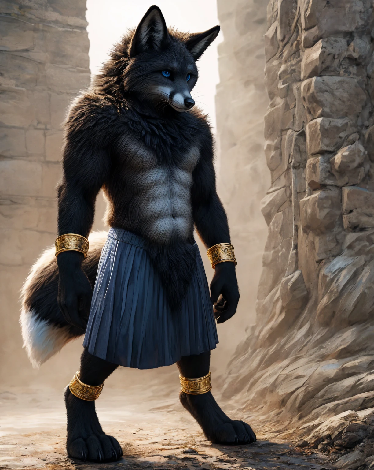 shaggy，many hyenas，Lick the abs，pee on someone else，urine discharge，strong，male people，the shy，scar，Sweated，Wet with，Wear only loincloths，big feet，Bare-chested，Savage，Tribal，underground room，Imprisoned，Totem tattoo，choker necklace，Very shy
