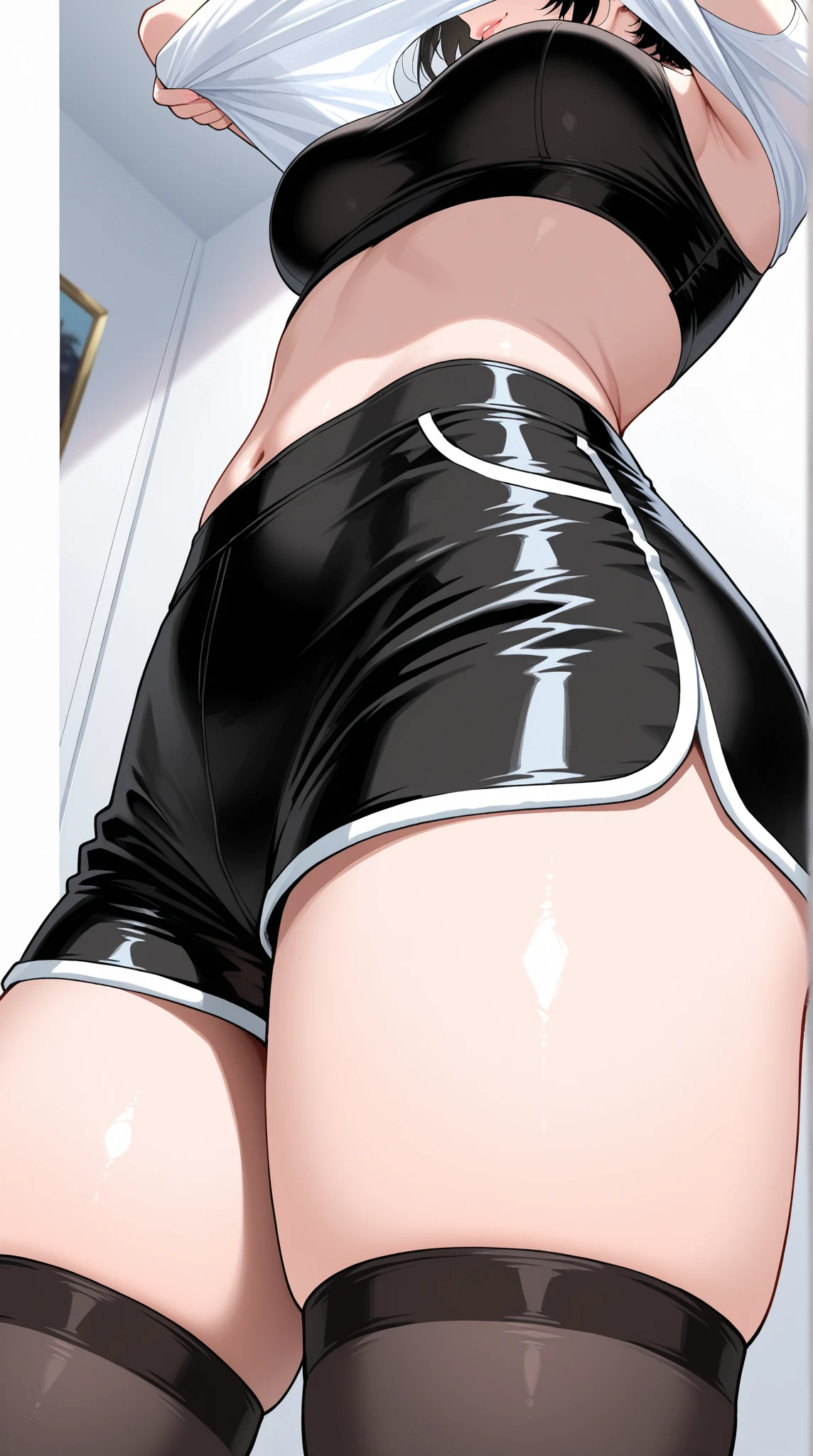 ((Highest quality、、masterpiece:1.3)), Upper Body、Long legs、Sharp focus:1.2, Beautiful woman with perfect figure:1.4、(Smiling:1.2), double eyelid、30-year-old female、Sexy pose、((((Close your mouth、One Woman、Bunny girl))))、