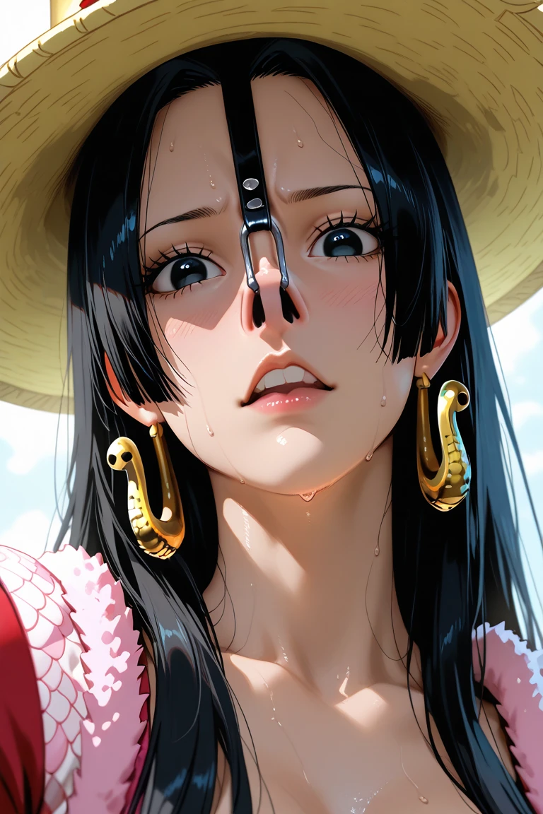 boa hancock, one piece, hyper realistic, 4k, best  photography