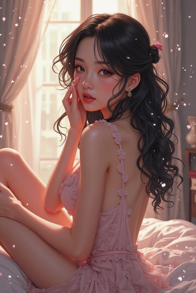{{{{{3,318 trillion pixels high resolution, nsfw, Realistic scenery and lovely Japanese girl who is sitting and moaning madly as her nudity freshly learned sexual petting that traces the sexual zone repeatedly with her fingers in a romantic floral bed, thicken the lips look pretty, Her luminous clitoris, Boobs are fluffy and bouncy, Tits that get rounder bigger her deep tight cleavage}}}}}, {{{{{Erotic-romantic composition in which she has her legs open and does her first petting as her budding sexual desire is amplified more and more with the emotional drift of youth, detail of The panting face and voice of a neat and cheerful girl loved by everyone, Her nipples and romantic deep panting depicted in detail, A detailed her repeatedly drastic Orgasms that make the uterus tremble}}}}},{{{{{The hormones in the romantic floral bed cause the innocent girl to flush her face remains a girl only her body changes rapidly tits swelled up to form two beautiful mounds revealing a tight cleavage, A neat girl who sitting and opens her crotch traces her crotch with her fingertips and with a moan experiences her first climax and innocent freshly learned sexual petting that traces the sexual zone, It's too cute and innocent to see her go into her own world nipples out mouth open panting and freshly learned sexual petting as she climaxes over and over again, magical in a romantic floral bed filled with female hormones, All the sexiness that's amplified inside her makes her gasp, her beautiful slender underbust, slender curvy cute waistline, an lewd fetish for lips and necks and waistlines, her clearer nip line from underbust to hips, gloomy straight long wig, thick vivid lips}}}}},{{Extremely detailed}},{{{{{heroine girl's Sexually unused body with pure and innocent aura}}}}}