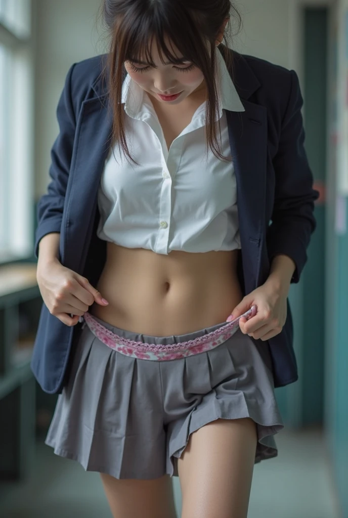 (masterpiece, Highest quality:1.2), 8k, young美しい女の子, 85mm,Official AR RAW Photos,young,Baby Face,clear,Junior high school freshman,very cute,Idol Style,student,10 generationsの少女,Sit on the floor ,put your hands behind your back,young,White see-through underwear, I can see your chest,Flat Chest,Erect nipples,No makeup, Film Grain, chromatic aberration, Sharp focus, Face Light, Bright lighting, 10 generations, Detailed face, ((((((14 year old high school girl))))))、Tight waist,Delicate body,In the classroom at night,Delicate genitals,Genitals are clearly visible,young性器,Wide-open legs,Wide-open legs,Please spread your legs as far as possible,Look at my genitals,Showing off genitals,Feels good,From below,From the ground