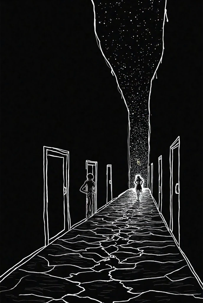 astrstica tunnel of fate, dark atmosphere, girl<lora:astrstica:0.8>