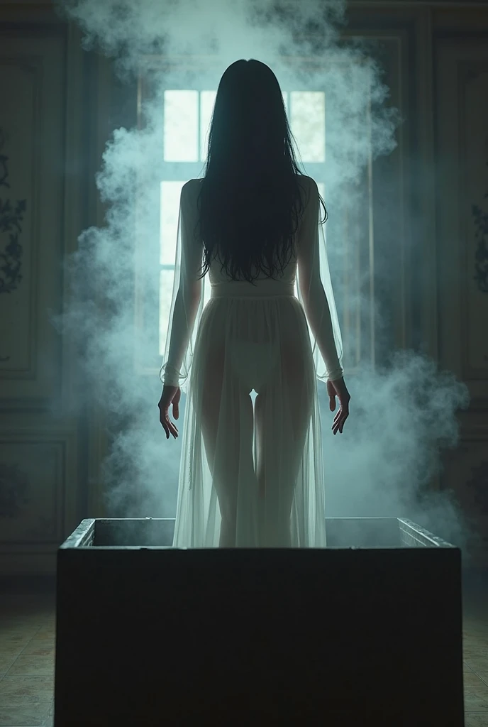 High quality image :1.3, 8k or 4k picture, witch,bloody ghost (ghost) sexy adult ghost, name (lucy) perfect skin toned 1.3, nasty breasts 1.6, unbuttoned blouse, perfect cute face 2.0,( thick thighs) high quality skin texture 2.0 ( scarry ghost ), dark room ( sexy ghost body) big size breasts, wearing silky clothes ( highly detailed fabric) realistic ghost girl (sexy body & sexy face and boobs) loving boobs, light vintage photo effect (cinematic movie photography) highly textured (8k quality 1.6) (ghost girl) witch 1.4