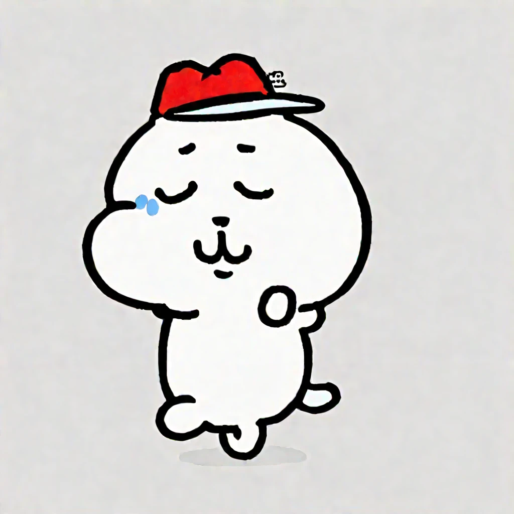 cartoon character with glasses and a beanie on, inspired by Jang Seung-eop, (((luke chueh))), giga chad crying, inspired by Zhu Da, inspired by Luo Ping, inspired by Chen Daofu, inspired by Wang E, inspired by Kanbun Master, ( ( bit flip | god of ai art ) )