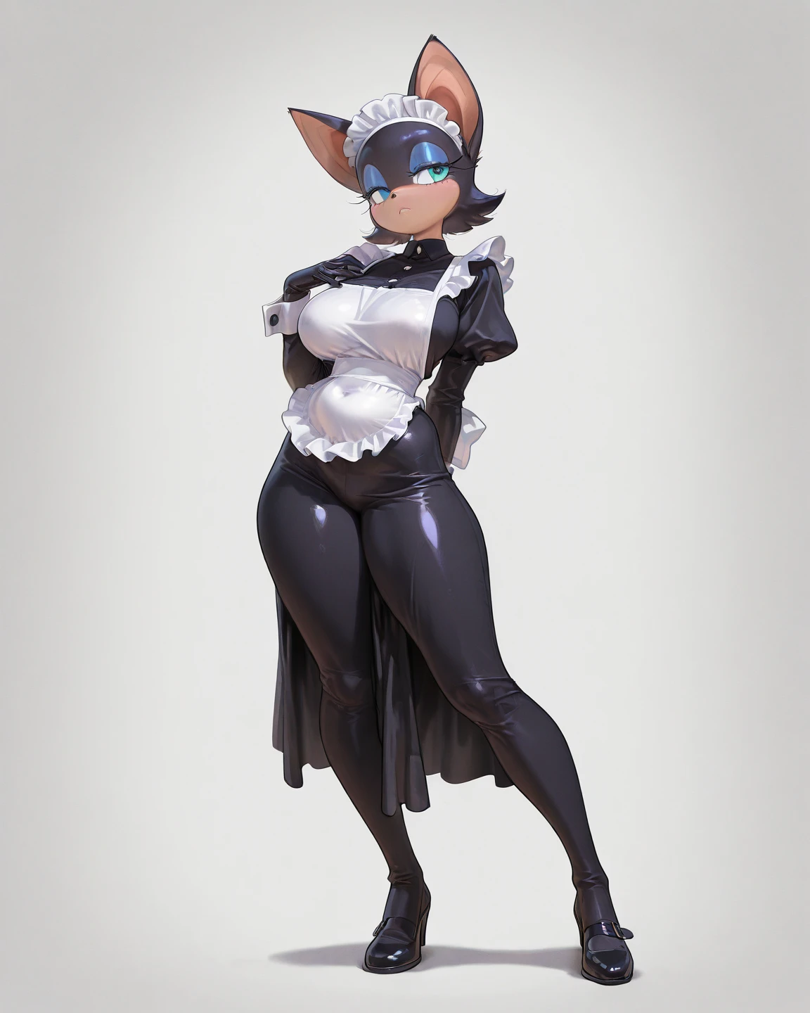 (masterpiece), (best quality), (ultra detailed), (1girl), marie, slim waist, sexy, (blazer), solo, breasts, smile, realistic proportions, blank background, 3d render, closed mouth, lipstick, solo focus, in the center, slutty