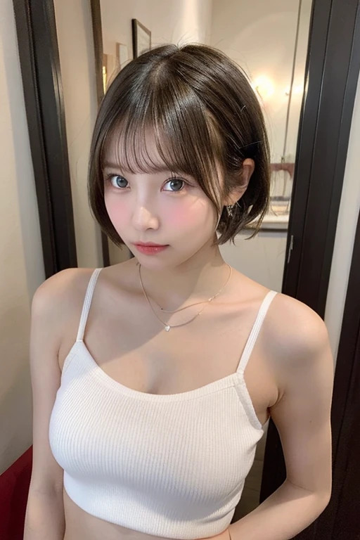 A woman is cooking、(kitchen_apron:1.Wear 3)、Good move、4K、High resolution、masterpiece、highest quality、cap:1.3、((Hasselblad Photos))、Fine skin、Sharp focus、(Cinematic lighting)、Soft lighting、Dynamic Angle、[:(Detailed face:1.2):0.2]、Medium Chest、Sweaty skin:1.2、(((In the kitchen))) Laughter　Beautiful profile　Huge boobs　Beautiful body　Tying up hair　Broad background々Luxurious living room　Luxurious and luxurious living　Luxurious living room　Beautiful living room　Beautiful living room　Laughter