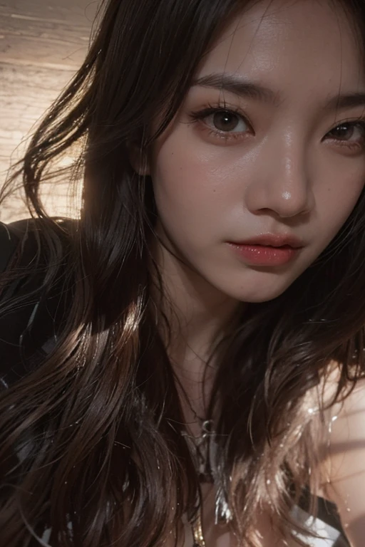 there a woman with long hair and a white shirt, Retrato Sophie Mudd, Cara perfecta ), Cerveza Soft Devil Queen Madison, Hermosa modelo joven, con ojos verdes, brown hair and large eyes, Cara y ojos perfectos, Modelo de Instagram, cara extremadamente hermosa, Cara preciosa, Hermosa cara atractiva, pale, shiny skin, Cara perfectamente iluminada, Cara impecable