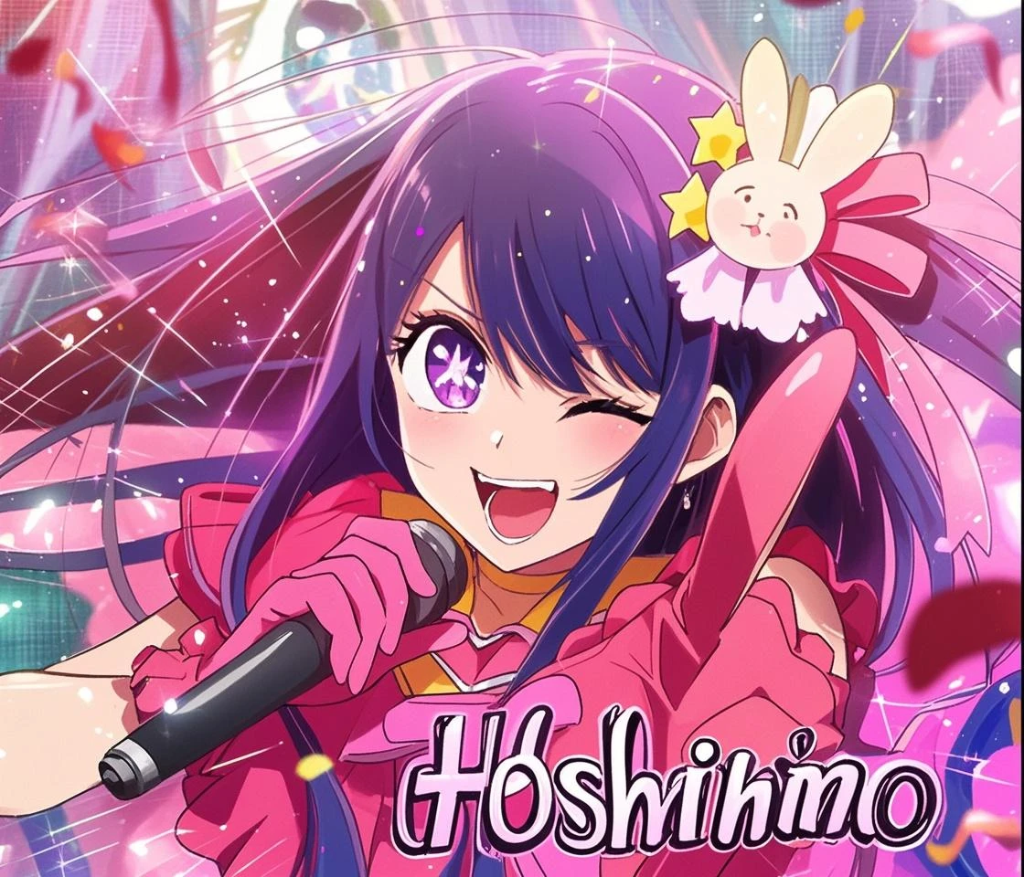 pink hair, short twintails, hair bobbles, star hair ornament, asymmetrical bangs, short hair, pink-framed eyewear, purple eyes, live stage, large breasts, 1girl, smile, large Breasts, naked, nsfw, SOLO,, snow. nipple