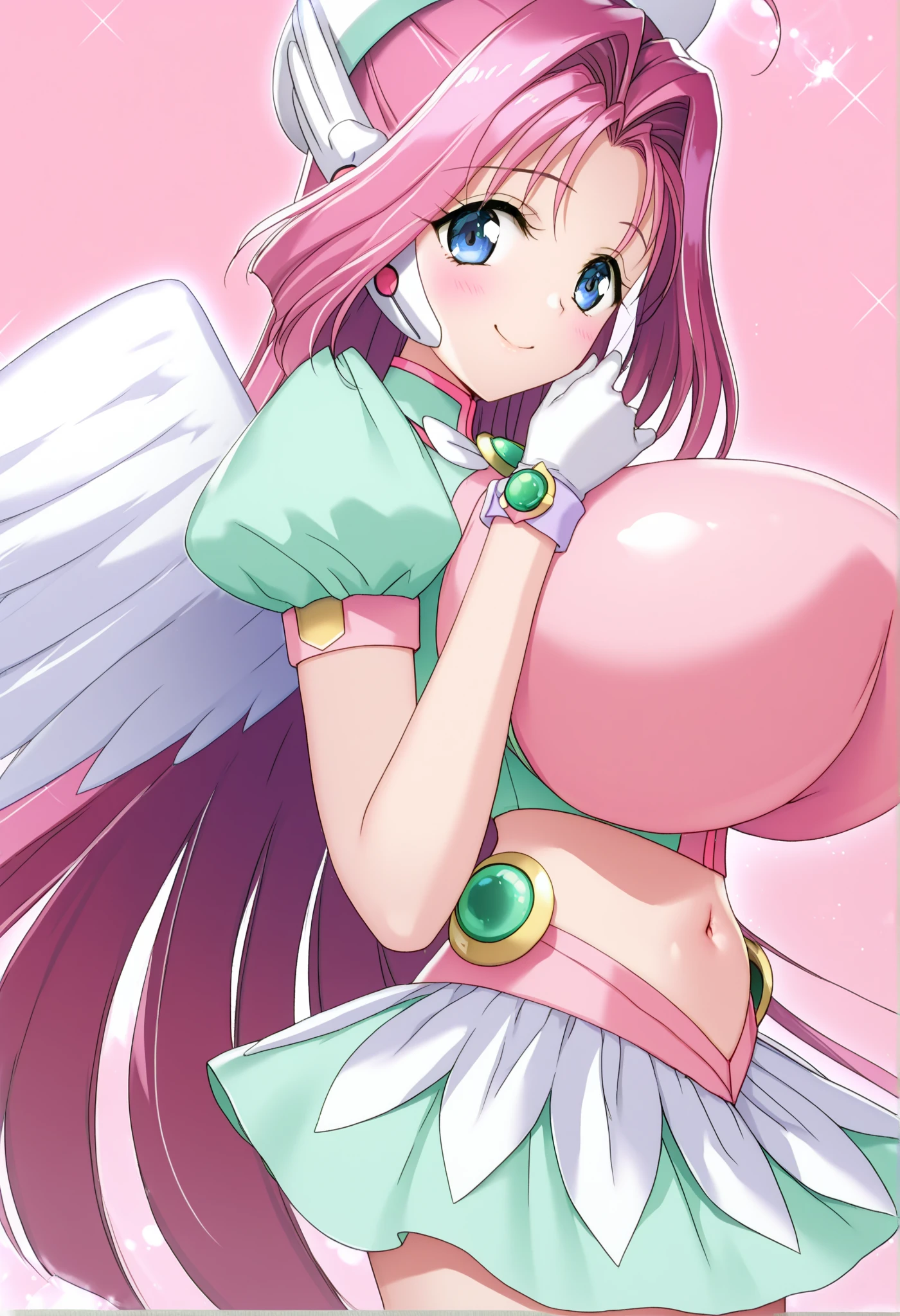 , アニメ, tall, Small breasts, Small breasts, Small breasts, topless, topless, topless, Nipples are visible, Nipples are visible, Nipples are visible, Large nipples, Pinching your own nipples, Stimulate the breasts, Breast milk, cure rhythm, blonde hair, ponytail, very long hair, braid, eyelashes, green eyes, white dress, puffy short sleeves, frilled sleeves, white choker, ribbon choker, brooch, white neckwear, earrings, hair bow, white bow, white hairband, wrist cuffs, arm warmers, hair ornament, pink bow, white skirt, frilled skirt, layered skirt, petticoat, knee boots, white footwear, cross-laced footwear,
 tall, Embarrassed, Small breasts, Small breasts, Small breasts, topless, topless, topless, Nipples are visible, Nipples are visible, Nipples are visible, Large nipples, Pinching your own nipples, Stimulate the breasts, Breast milk, Pinch and stretch the breasts, Pinch and stretch the breasts, Pinch and stretch the breasts,