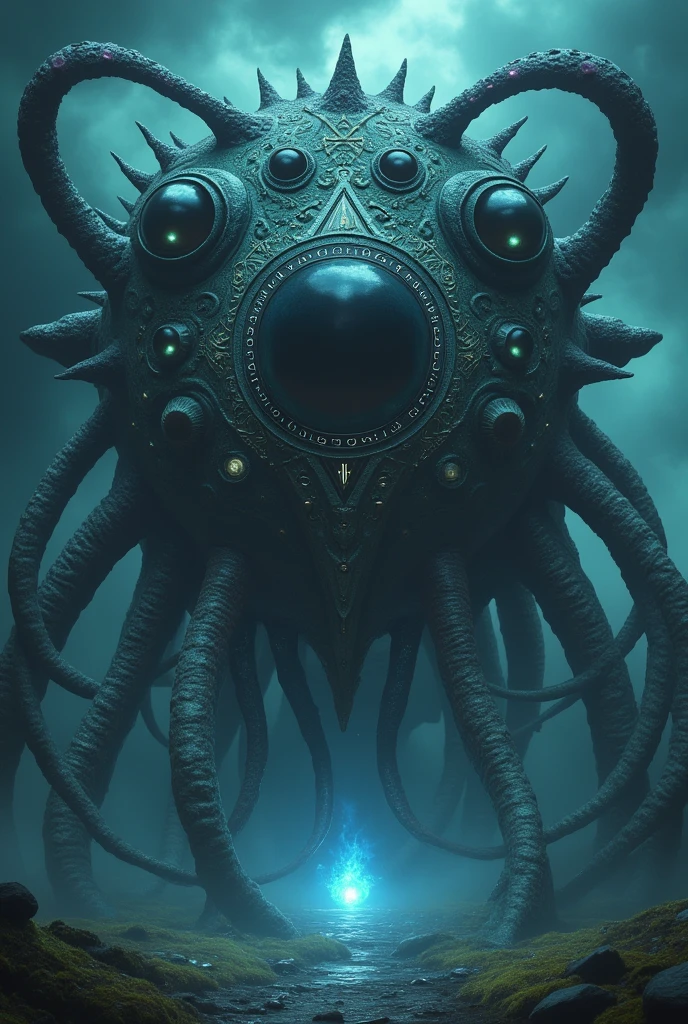 *The colossal extra-dimensional entity, incomprehensible to human eyes ...