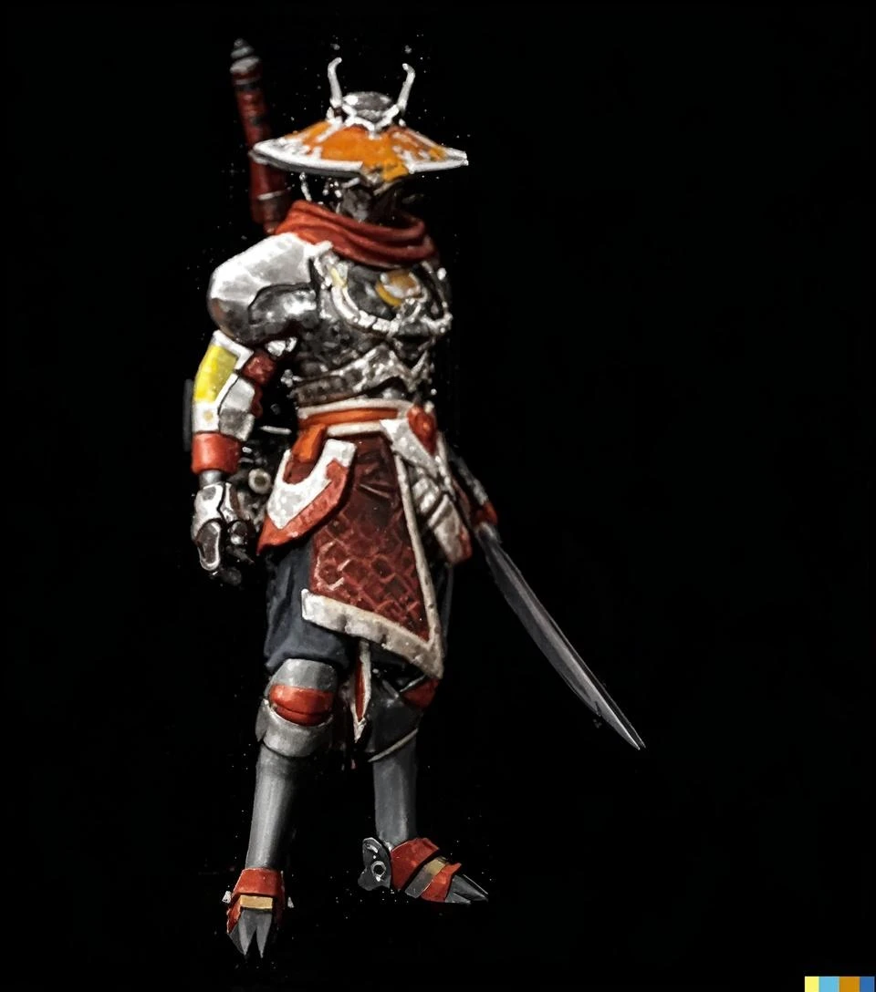 Samurai Navy Aged Accessory Mech