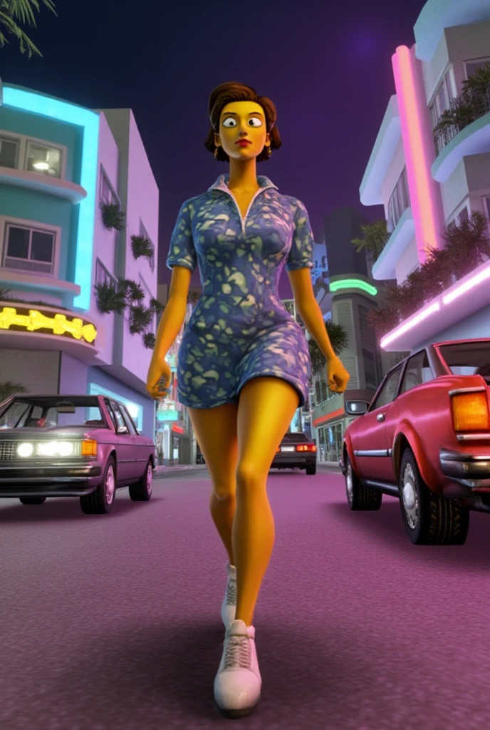 there is a woman sitting on the curb with a purse, dark-skinned, doja cat, dark skinned, epic 3 d oshun, plastic doll, inspired by David LaChapelle, cardi b, masterpiece work of art, medium, steven klein, hyper realistic”, hyper realistic ”, by Milton Menasco, beautiful city black woman only, 1 9 9 9