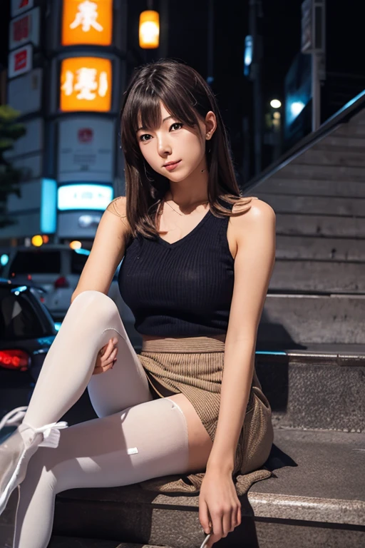 A dark-haired Asian beauty squatting on the street, facing us. She wearing a stylish dress, mini skirt, flared skirt, pleated skirt. She wearing heels. Background Aoyama, Ebisu, Harajuku, 90 degree knees, long thin legs, white silk panties clearly visible between thighs,A dark-haired Asian beauty squatting on the street, facing us. She wearing a stylish dress, flared skirt, She wearing heels. Background Aoyama, Ebisu, Harajuku, 90 degree knees, long thin legs, white silk panties clearly visible between thighs,Both knees facing the front of the camera,Woman squatting and looking at me, knees open revealing pants, formal suit, mini skirt, pantyhose, heels, Asian beauty, realistic photo,smile,full body,(from the front:1.5),(from below:1.4),(pantyshot:1.4)、NSFW,pantyhose,slim,NSFW,Long black hair,on one knee,During the daytime when there sunlight,18 year old girl,squatting,squatting,squatting,crotch,crotch,white silk panties,panties
