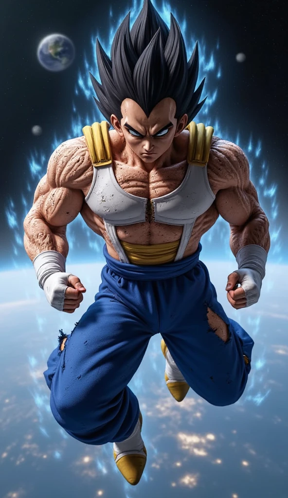 Obra prima, Goku merged with Wolverine, por Marvel, Goku misturado com wolverine, detalhes intrincados, melting, 8k, DSLR, cinematic, fitness, musculoso, ((com garras aparentes)), cyberpunk, Uniform Fusion, amarelo, azul e vermelho.