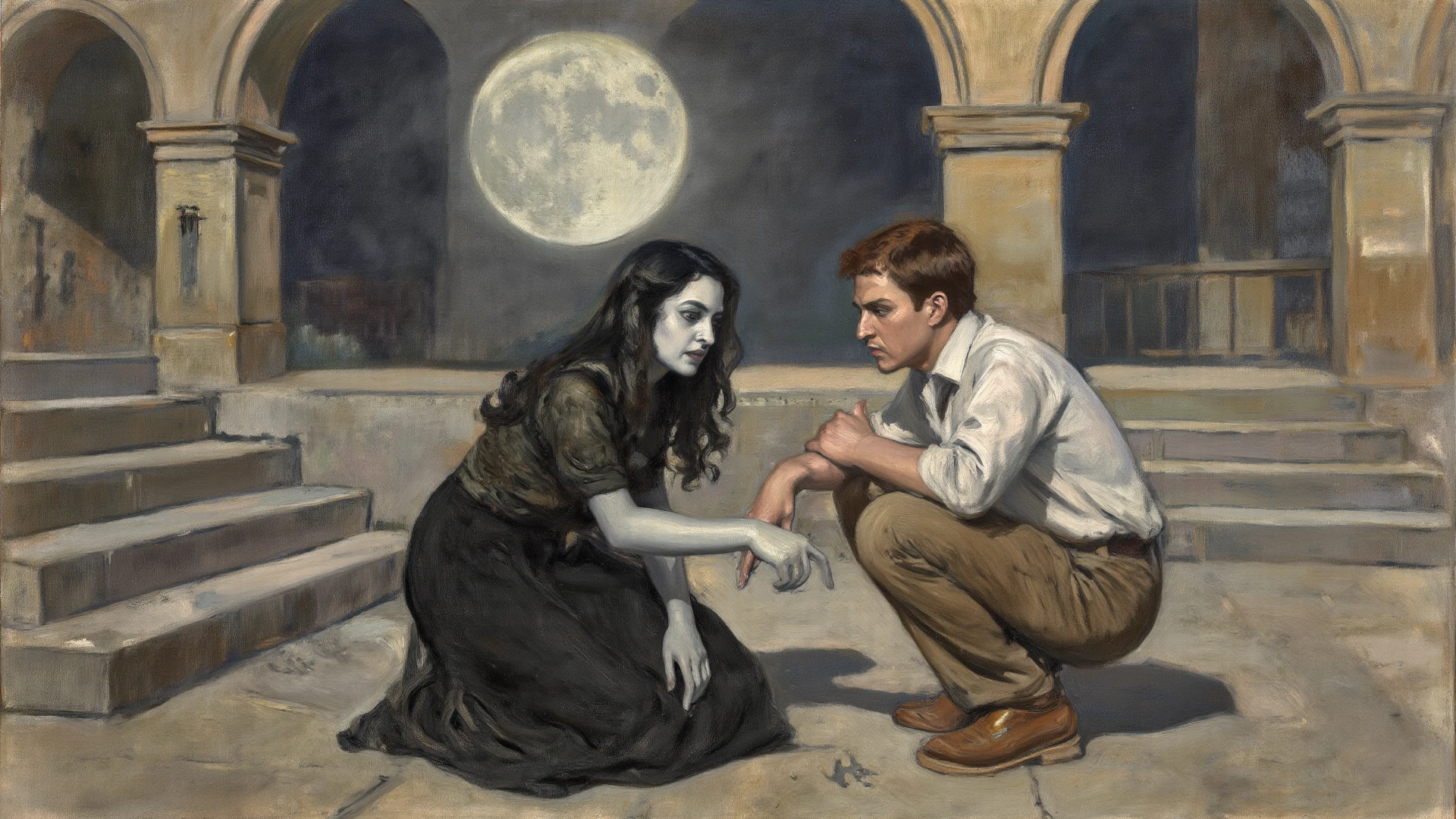 1 man forcibly presses 1 woman to the floor, a man dominates a woman, fighting, fighting, concrete garage floor, gloomy atmosphere, dark room, maniac attacked the victim, , Abaddon and Magali Villeneuve, book cover inspired by Magali Villeneuve, horror, true Crime, modern fantasy, horror, Charlie Bowater, art cover art, Charlie Bowater and Artjim, in Bowater's art style, cover art illustration