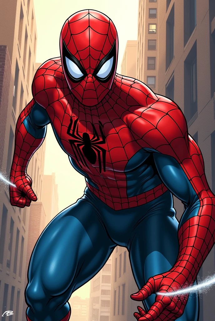 comic book illustration of (spider-man BATMAN BEYOND:1.1), superman, looking up at the sky, scary mask, (face focus:1.2), (destroyed city:1.2), 8k, (Building rubble:1.4) background, looking at viewer, realistic, masterpiece, highest quality, backlighting, (lens flare:1.1), (bloom:1.1), (chromatic aberration:1.1), by Jeremy Lipking, by Antonio J. Manzanedo, art by mark bagley,