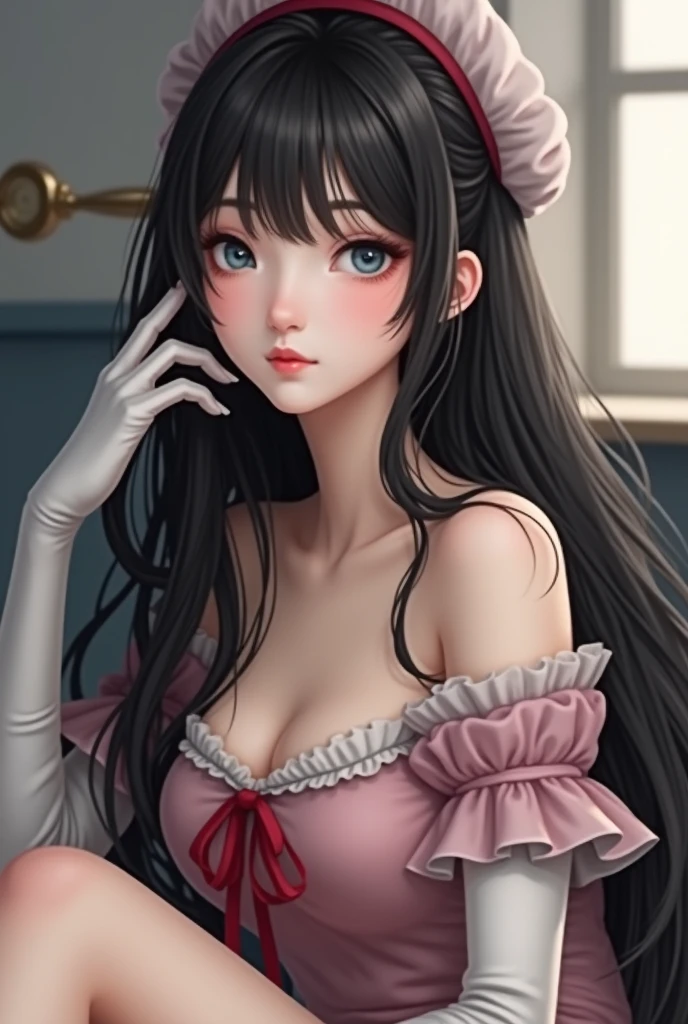 ((((Best Quality, 8K, 32K, masterpiece, 1.2)))),{{solo}},nsfw,{{{Artist: EUPHORIA's style}}},((perfect beautiful face:1.2)), in love hotel, wearing, idol dress, netorare, netorare face, spreading pussy with fingers, embarrassed, high quality of vagina, vivid pussy,((a lot of public hairs:1.1)),