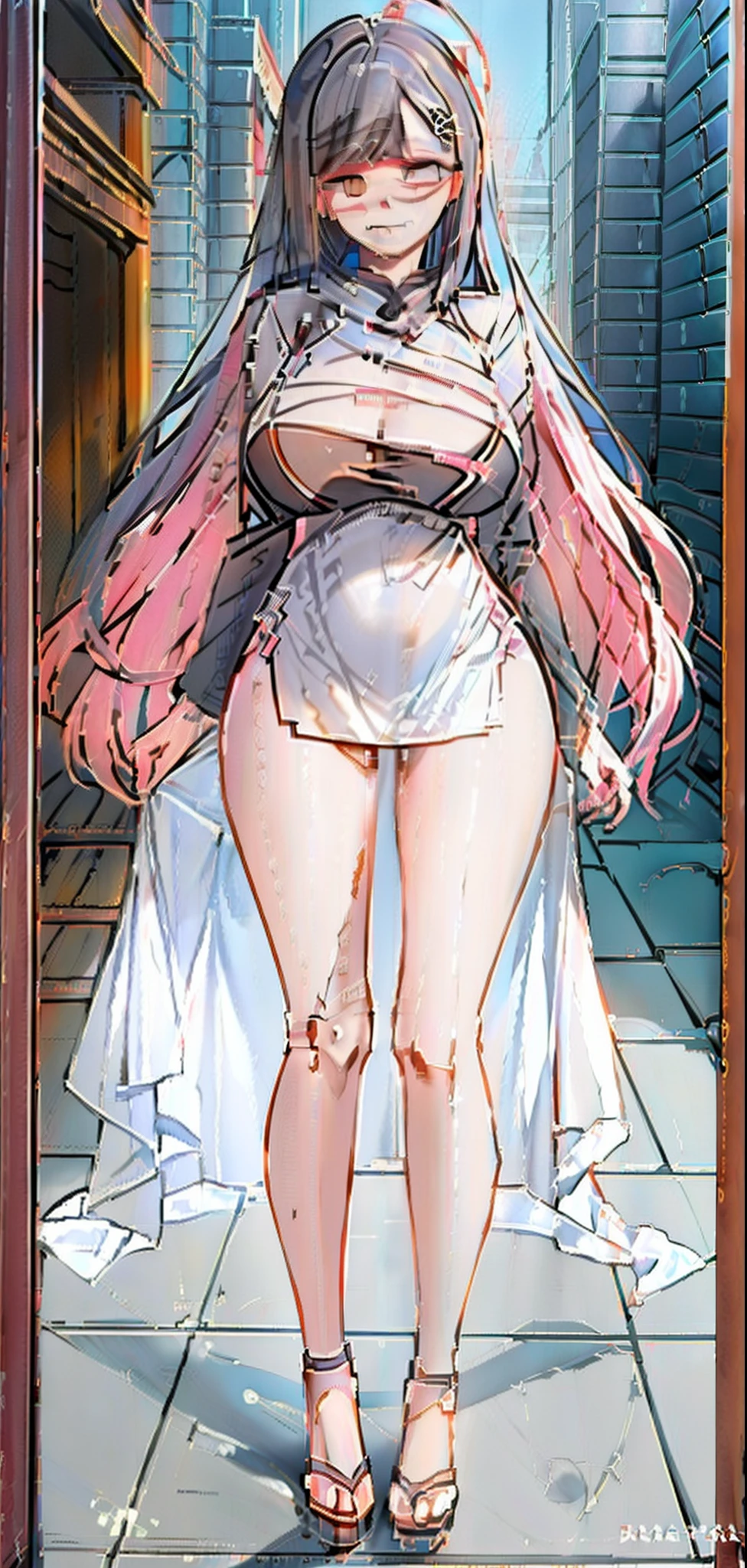 Anime. 1 Girl. Cute girl. Goddess. Goddess of dreams and dreams. Clumsy goddess. Silver-pearl hair. Long hair. Rainbow eyes. Beautiful eyes. Perfect eyes. Expressive eyes. Blind eyes. Blind. Ideal face. Ideal anatomical body. Beautiful long legs. Beautiful body. Beautiful nose. 20 years. Medium breasts. The chest is covered by the neckline of the dress. Beautiful character design. Shiny skin. Luxurious dress. Silk dress with a large neckline. Evening Dress. White dress. Hair ornaments. Pearl necklace. Earrings. No panties. Shoes. Cold. Nose. Nasal mucus. Snot. Handkerchief. Blow your nose into a nasal flap. Wipes his nose with a handkerchief. She wants to sneeze. She needs to sneeze. She has a strong, desperate urge to sneeze. She sneezes. She sneezes, covering her nose with her hands. She sneezes in
handkerchief. Hand on crotch. He squeezes his crotch tightly. Rubs the crotch. Legs together and feet apart. Urinary incontinence. She wants to pee. She needs to pee. She has a strong, desperate urge to pee. She peed herself. The girl can't stand straight. She peed herself while standing during a date at night. Middle Ages. Fantasy. City. Street. Night. Full moon. Snot flows from the nose. Date at night. Whole body. nsfw. Official art. Extremely detailed CG Unity 8k wallpaper. Ideal lighting. Ultra high resolution 4K. Super detailed 8K. A high resolution.