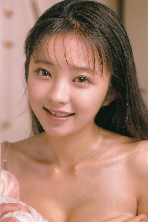 masterpiece,High resolution,Detailed CG 8k wallpapers,Takahashi Yumiko,(One girl), Focus Only,(Beautiful Face:1.1),Fine grain, Detailed face,(photoRealistic:1.4), ((Five fingers)), ((19 years old)),Clear Face, Cute Teenage Girls,Perfect Anatomy, Realistic face, Realistic,Dynamic Side Lighting,Perfect lighting,Dynamic pose,Dynamic Angle,(((Fully nude、All Nude)))Beautiful breasts