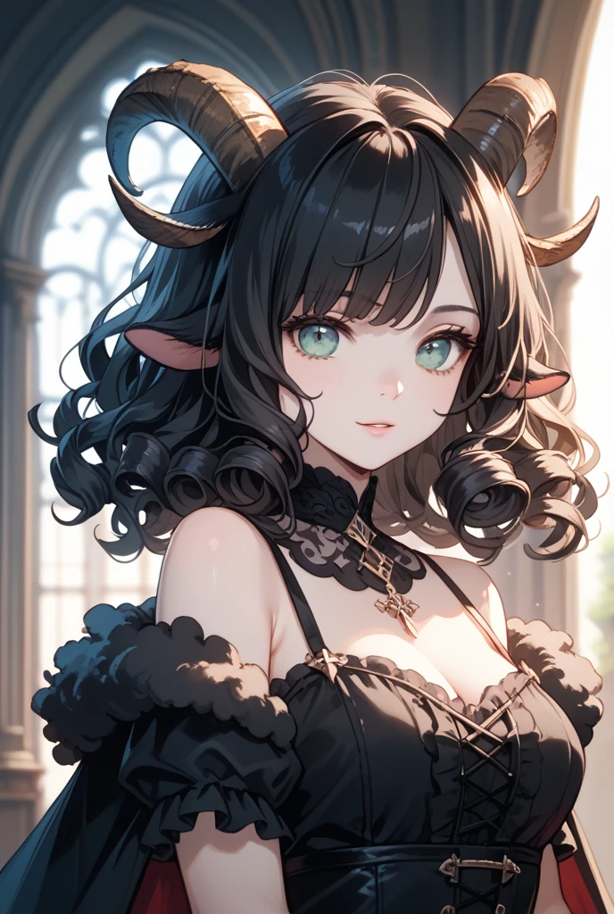 Anime Kawaii sexy Perfect Slim sensual body large breast and huge thighs, An intricate and highly detailed illustration of anime (Young girl)  [Core Concept] A striking, otherworldly portrait of a young individual with a unique and captivating appearance.

[Character Description] A young person with long, dark blue hair, rabbit-like ears, and vibrant pink eyes. Their makeup features bold black lipstick and eyeshadow, creating a striking and pretentious expression.

[Environment/Background] The subject is depicted against a detailed, high-quality artistic backdrop, showcasing their intriguing visage in a visually compelling manner.

[Style and Atmosphere] The overall style and atmosphere of the image convey a sense of otherworldliness, with a strong focus on the subject's distinct features and a high level of artistic execution.

[Composition] The composition of the image is carefully crafted, drawing the viewer's attention to the subject's captivating features and enhancing the overall visual impact.

[Details and Embellishments] The image is characterized by exceptional attention to detail, with a high level of definition and quality that brings the subject's unique appearance to life in vivid and striking detail.

[Technical Specifications] The image is rendered in 4K resolution, ensuring a level of visual fidelity and clarity that heightens the overall impact and immersive quality of the artwork.